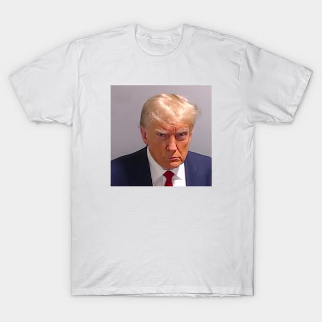 Donald Trump Mugshot T-Shirt by Mrmera